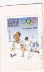 Stamps Guinea Bissau -  OLIMPIADA LOS ANGELES 84