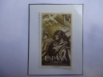 Stamps Spain -  Ed:1187-XX Aniversario Alzamiento Nacional-Guerra Civil-Soldado con Corona de Laurel-Paloma de la Pa