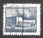 Stamps Hungary -  1054 - Edificio Deportivo
