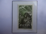 Stamps Spain -  Ed:1188-XX Aniversario Alzamiento Nacional-Guerra Civil-Soldado con Corona de Laurel-Paloma de la Pa