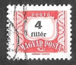 Stamps Hungary -  J228 - Número