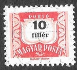 Stamps Hungary -  J231 - Número