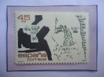 Stamps Spain -  Ed:Es 2809- León Felipe (Felipe Camino Galicia de la Rosa-1884-1968)-Poeta- Generación del 27.