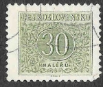 Stamps Czechoslovakia -  J84 - Número