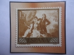 Stamps Spain -  Ed:Es 1210 - El Quitasol - Oleo del Español Francisco José de Goya y Lucientes (1746-1828)