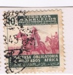 Stamps : Africa : Morocco :  Protectorado español 4