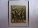Stamps Spain -  Ed:1240-La Rendición de Breda (ó La lanza-1635)- Oleo del pintor Español Diego velázquez - Serie:Pin