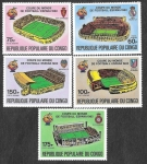 Stamps : Africa : Democratic_Republic_of_the_Congo :  C298-C302 - Campeonato del Mundo de Fútbol