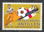 Sellos del Mundo : America : Antillas_Neerlandesas : B198 - Campeonato del Mundo de Fútbol