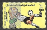 Stamps : Africa : Libya :  1017 - Campeonato del Mundo de Fútbol (Yamahiriya)