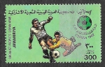 Stamps : Africa : Libya :  1019 - Campeonato del Mundo de Fútbol (Yamahiriya)