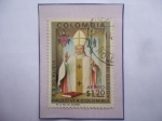 Stamps Colombia -  Visita de S.S. Paulo VI a Colombia (Agosto de 1968) - Escudo de Armas