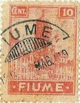 Stamps Italy -  Fiume - Torre de la cloche
