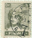 Stamps Europe - Italy -  Fiume - Figura alegórica