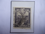 Stamps : America : Guyana :  Guayana Británica-Kateteur Falls-Cataratas del Niágara (Canadá)- King George VI