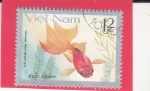 Stamps Vietnam -  pez tropical