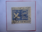 Stamps France -  Paloma de la Paz del Pintor, Jean Gabriel  Daragnés (1886-1950)- Temas Alegóricos 