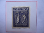 Sellos de Europa - Alemania -  Numeral - Sello de 75 Reichspfennig Alemán.