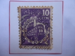 Stamps Mexico -  Censo industrial b(Abril10-1935) - Maquinarias- Bulldozer