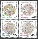 Stamps : America : ONU :  ONU Conferencia Internacional sobre Población (New York-Ginebra-Viena)
