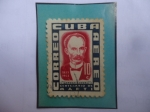 Stamps Cuba -  José Marti (1853-1895)- Poeta y Politico- 100 Aniv. de su Nacimiento (1853-1953)