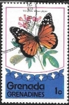 Stamps Grenada -  mariposas