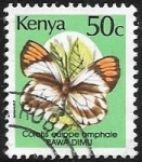 Sellos de Africa - Kenya -  mariposas