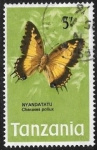 Sellos de Africa - Tanzania -  mariposas