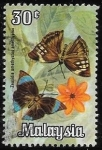 Stamps Malaysia -  mariposas