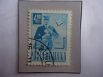 Stamps Romania -  Cartero en Acción - Carta y Transporte.