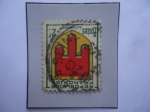 Stamps France -  Auvergne (Auvernia) - Región Histórica Francesa - Escudo Armas.