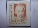 Stamps United States -  Pearl Buck (1892-1973)-Escritora y Premio Nobel de Literatura (1938)-Pearl Confort Sydenstricker Buc