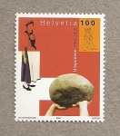 Stamps Switzerland -  Bicentenario Festival folklorico de Unspunnen