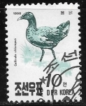 Stamps North Korea -  Gallinula chloropus