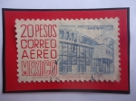 Sellos de America - M�xico -  Edificio de la Rectoría de la UNAM (Univ. Nacional Autónoma de México)- Arquitectura Moderna-Mexico 