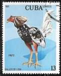 Stamps Cuba -  Gallos de lidia