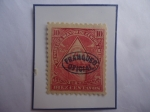 Stamps Nicaragua -  Republica Mayor de Centro América - Estado de Nicaragua - Sello: Franqueo Oficial
