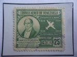Sellos de America - Venezuela -  Santos Michelena-Cent.de su Muerte (1848-1948)-Firmante del Convenio Postal en Bogota-110 Ani.del Co