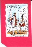 Stamps Spain -  ABANDERADO REGIMIENTO DE ZAMORA  (46)