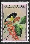 Stamps : America : Grenada :  Coereba flaveola