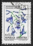 Sellos de America - Argentina -  Jacaranda mimosifolia