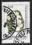Sellos de America - Argentina -  Flor Malvinense (Oxalis ennea phylla