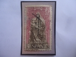 Stamps Spain -  Ed:Es 1890- Monasterio Santa María del Parral-Segovia - Estatua de la Virgen y el Niño- serie:Monast