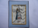 Stamps Greece -  Traje - Ciudad de Megara Attica - Serie Cultura Nacional.