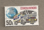 Stamps : Europe : Czechoslovakia :  Rally Paris-Dakar