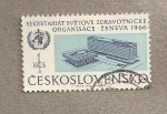 Stamps Czechoslovakia -  Inauguración sede WHO en Ginebra