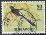 Stamps Singapore -  aves