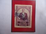 Stamps Turkey -  Mariscal, Mustafá Kemal Atatürk (1881-1938) - Primer Presidente - Sello de 15 Kurus, año 1952.