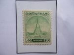Stamps Thailand -  Phra Pathom Chedi (Nakhon Pathom-Tailandia) - Pagoda Estupa de 127 Mts. de altura