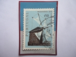 Stamps Portugal -  Moinho Do Litoral- Molinos de Vientos Costeros(Costa de Figueiro Da Foz - Coimbra-Portugal)